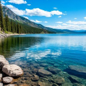 The water surface