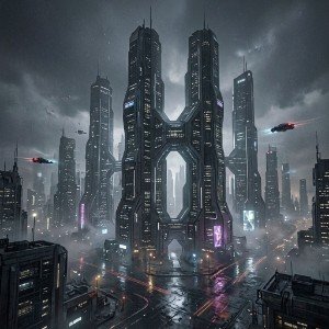 Серый город