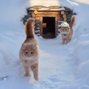 Каски кошкам (шуточная)