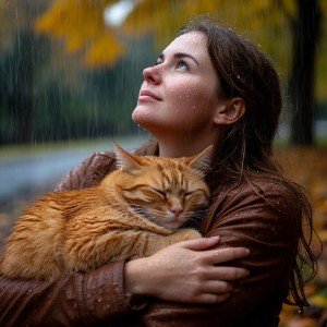 Мы с котом и дождь