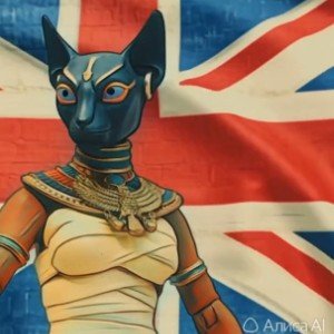 Bastet walks along the edge III