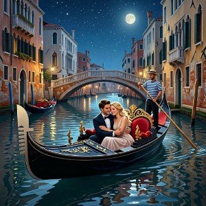 Лунная ночь.   Notte di luna.