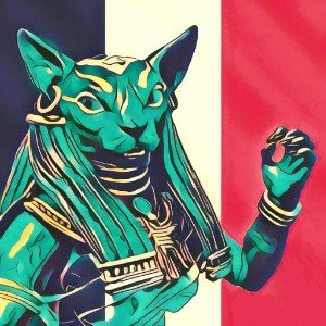 Bastet marche au bord I