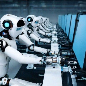 Robots Work Hard