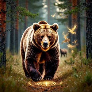 Сказание о том, как Полум-Ойка добыл Медведя
