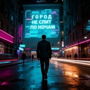 Город не спит...