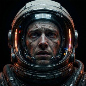 Космонавт в темноте