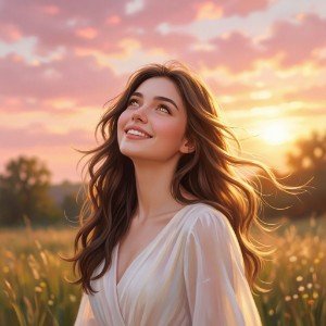 В милых глазах