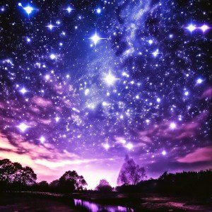 Night starry sky(Edit) (Edit)