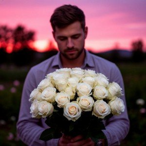 Я принесу тебе букет из белых роз.(DiMarush)