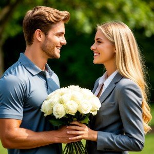 Я принесу тебе букет из белых роз.(DiMarush)