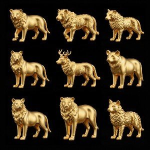 Golden Animals