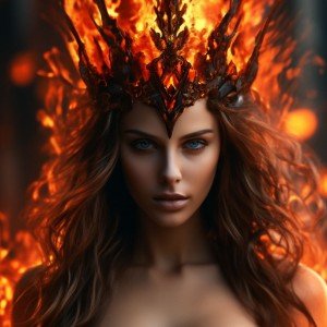 Я дух огня из бездны призывала