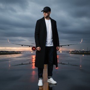 Plane up in the sky