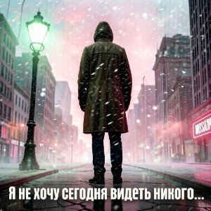 Я не хочу сегодня видеть никого