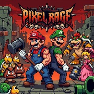 Pixel Rage - Mario brothers