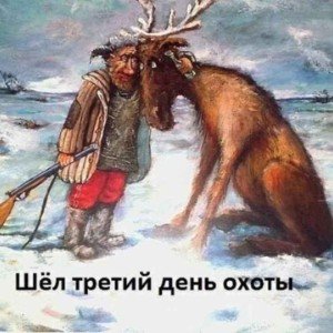 Зимняя мужская охота 🐗🦊🫎