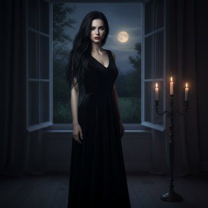 Vampiră (Вампиресса, автор русскоязычного текста я, перевод выполнен с помощью ИИ ассистента Алиса)