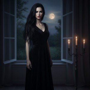 Vampiră (финальная версия, автор русского текста я, перевод выполнен с помощью ИИ ассистента Алиса)
