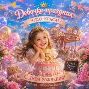 Девочка праздник