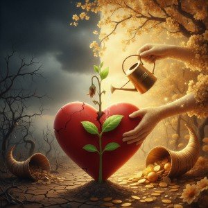 ❤️ Благодарное сердце  на стихи Юлии Павликовой