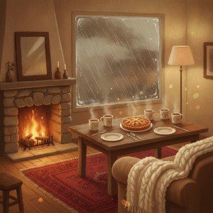☔Ну и что, что дождь и ветер!  на стихи Юлии Павликовой