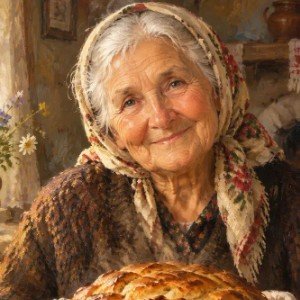 Добрая старушка!