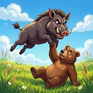 Прижали Мише лапу