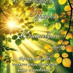 Утро сентября
