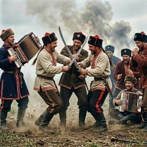 В танце Казаки ...