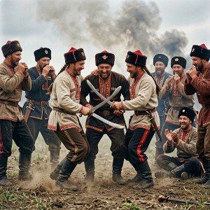 В танце Казаки ...
