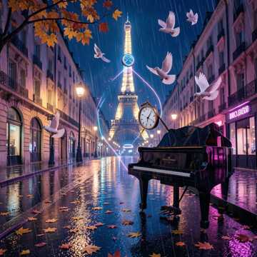 Je veux rester ce soir, pluie mouillee