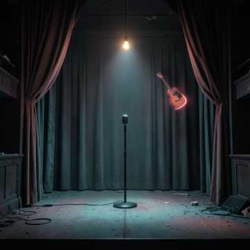 И вот пою на этой сцене.Ver.2.
