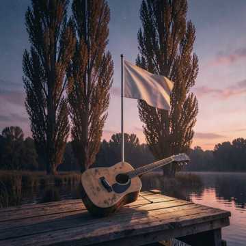 За лентой.