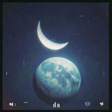 Moon and Earth