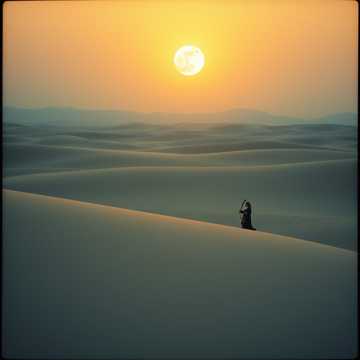 Desert Moonrise