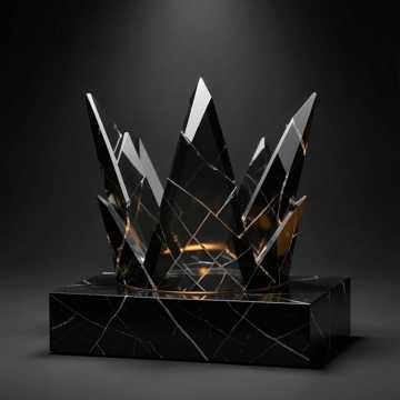 Black Glass Crown