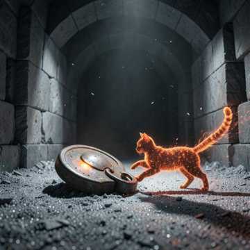 Рыжая кошка