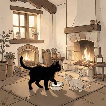Чёрный кот