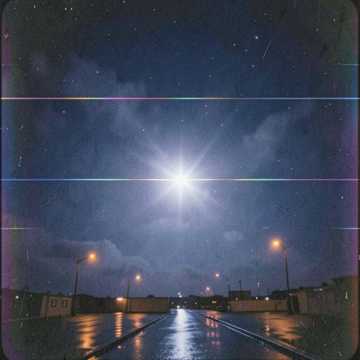 夜空の明星