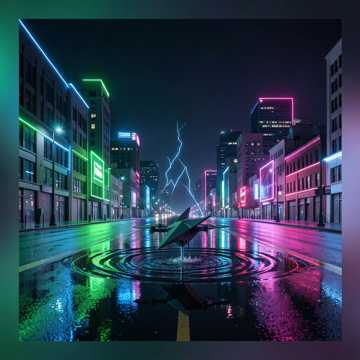 Ночные огни города
