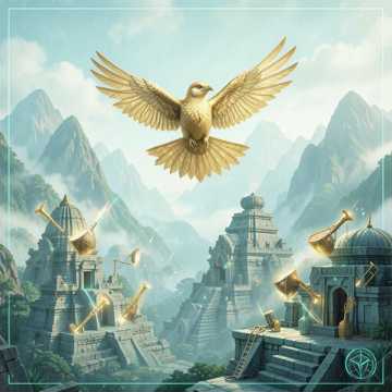 Soaring eagle