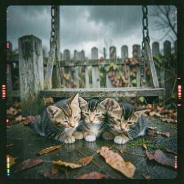Котята нашей дачи.