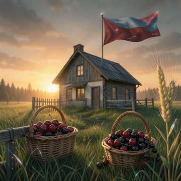 Вишня да смородина.