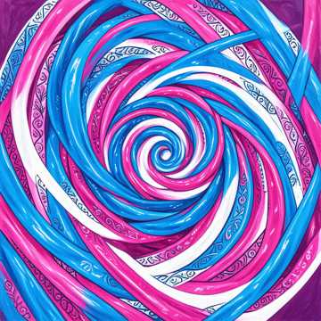Девушка- ветер.