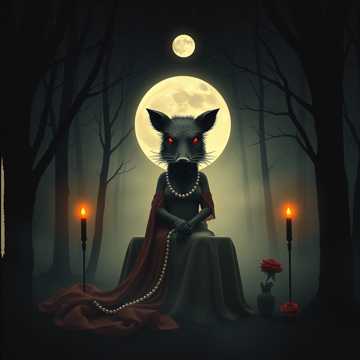 The Woman With the Boar's Head