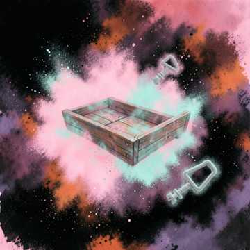 Corroding Frame - Floating on the Edge