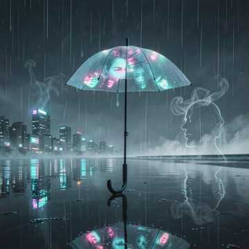 The rain sees your face more than I do