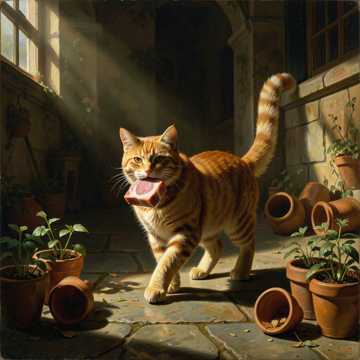 Рыжий кот