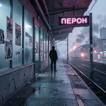 Стекла на пероне